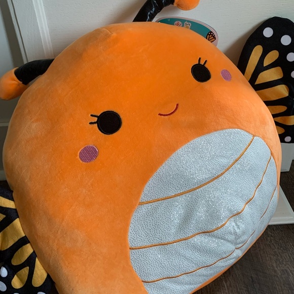 SQUISHMALLOWS MONY THE MONARCH BUTTERFLY XL RARE LIMITED EDITION NEW WITH TAGS - Picture 5 of 14